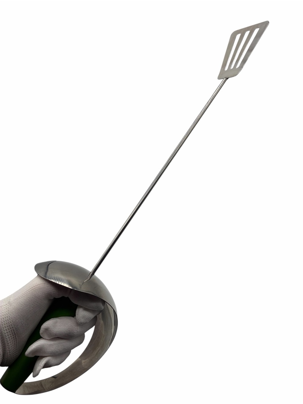 Rare Slam Design Swashbuckling Sword BBQ Spatula Green Handle 20” - Picture 2 of 10